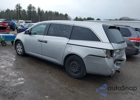 2011 Honda Odyssey Lx z USA, uszkodzony, nr VIN 5FNRL5H2XBB065217